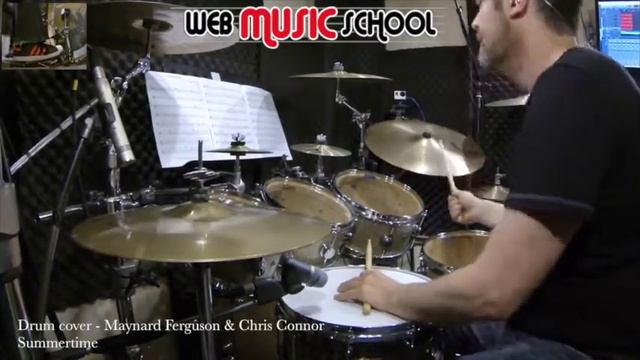 Maynard Ferguson & Chris Connor - Summertime - DRUM COVER смотреть онлайн