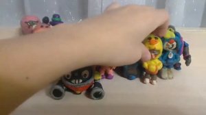 Мои фигурки бравлеров из пластилина часть 2  ЛЕПКА - ЛЕГО - PLAY