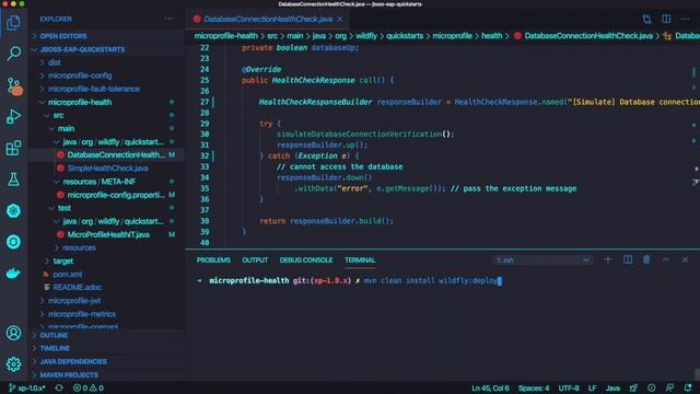 How to Implement MicroProfile Application using Health Check - Part 1 смотреть онлайн