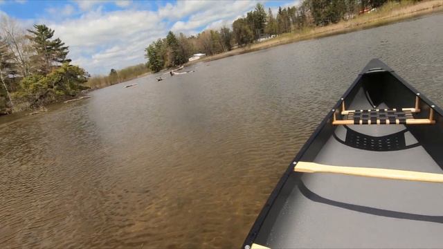 Old Town Penobscot 164 Canoe first paddle смотреть онлайн