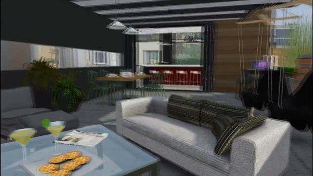 Sims 3 - Modern Beach House featuring MarcussSims91 + DOWNLOAD смотреть онлайн