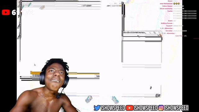 ISHOWSPEED P.C Hacked On Live Stream😳😳😳then Calls 911