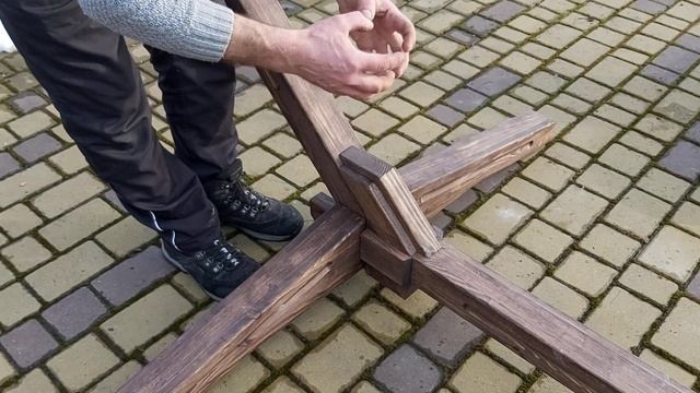 Стійка під гамак. Стойка под гамак. Hammock stand. смотреть онлайн