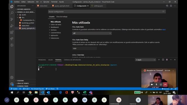 Módulo 1 - Fundamentos desarrollo web - Terminal, Git, GitHub y GitHub Pages - Sesión 2 смотреть онлайн