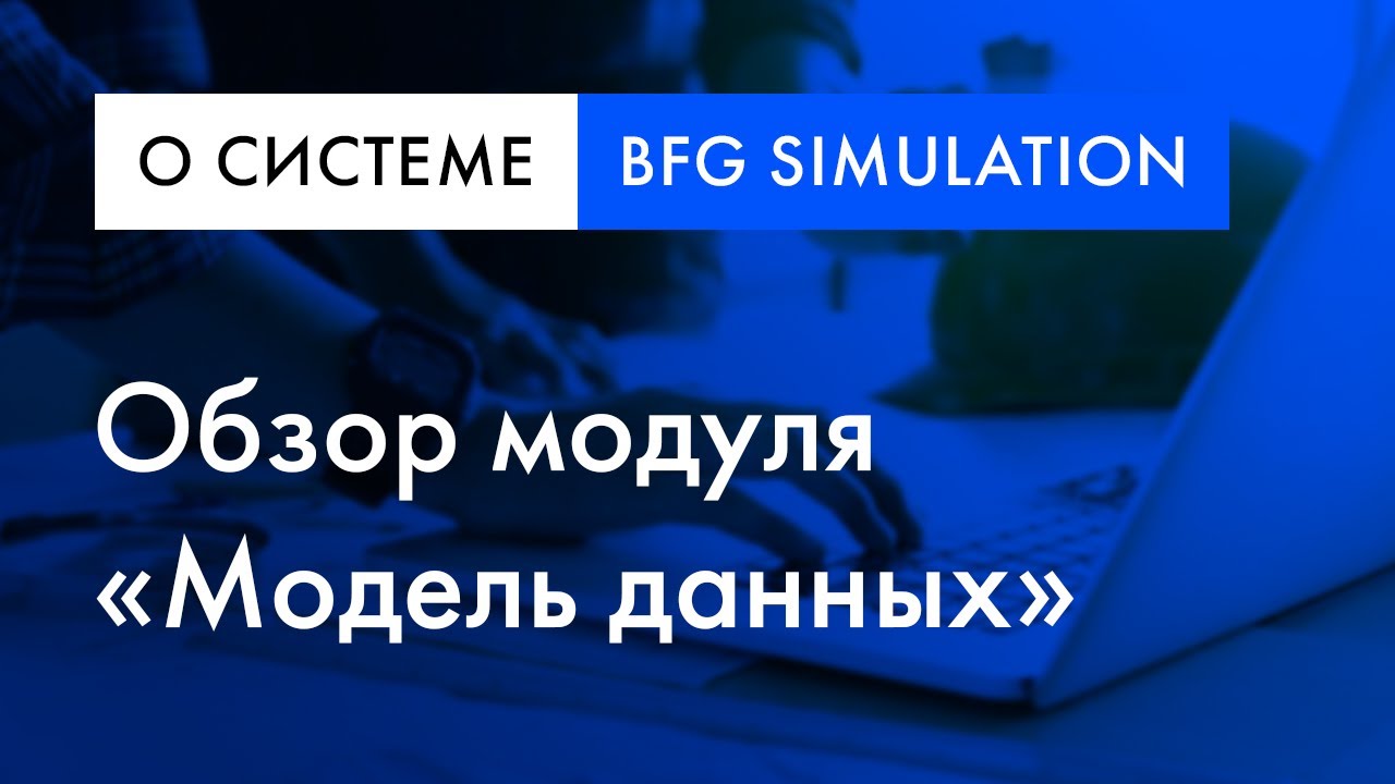 BFG Simulation обзор | Модуль «Модель данных» смотреть онлайн