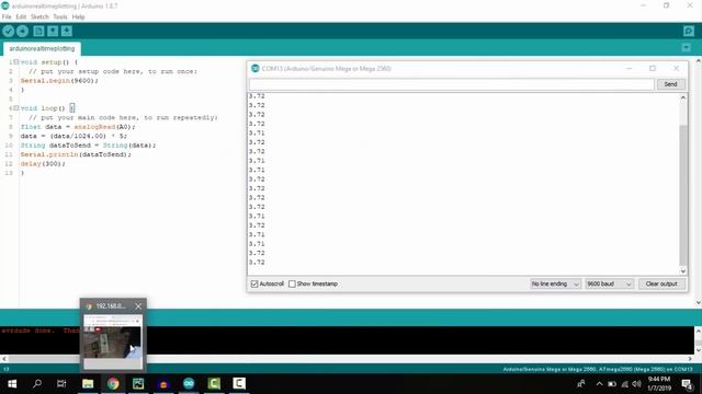 Arduino plot graph using Python смотреть онлайн