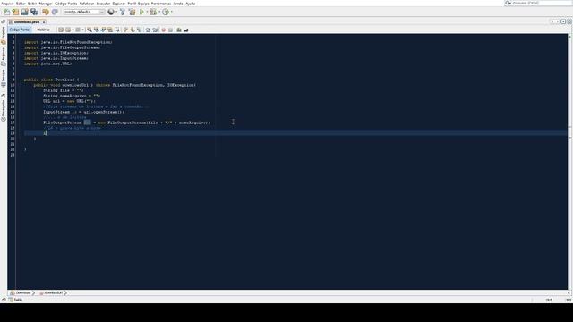 Download de arquivo através de URL JAVA смотреть онлайн