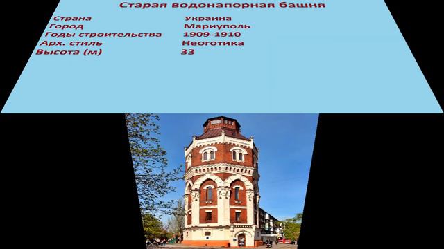Старая водонапорная башня (Мариуполь) смотреть онлайн