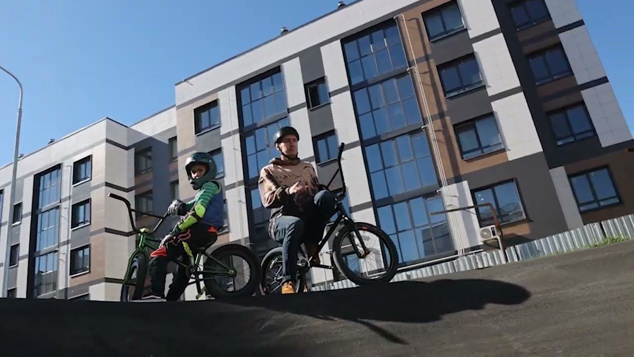 Памп-трек в ЖК «Белая аллея» смотреть онлайн