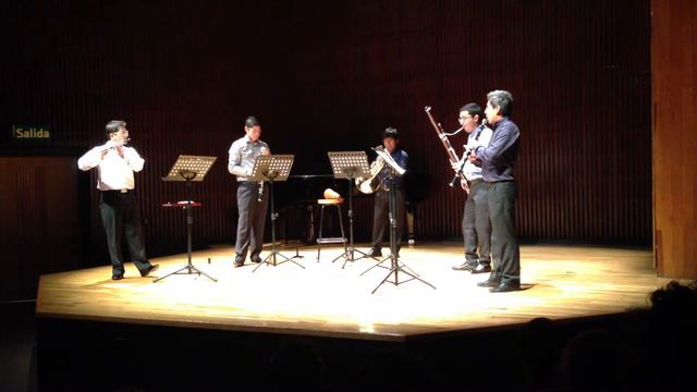 Quinteto de alientos de la OJUEM. Sala Carlos Chávez CCU (31-08-13) "2" смотреть онлайн