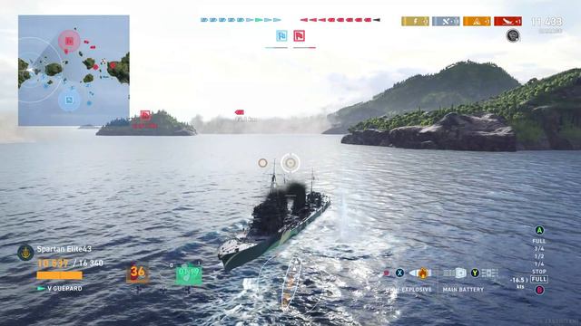 Meet The Guepard! Tier 5 French Destroyer (World of Warships Legends Xbox One X) 4k смотреть онлайн