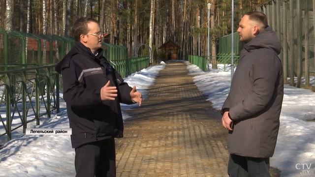 Репортаж СТВ в Березинском заповеднике по "медвежьей" теме смотреть онлайн