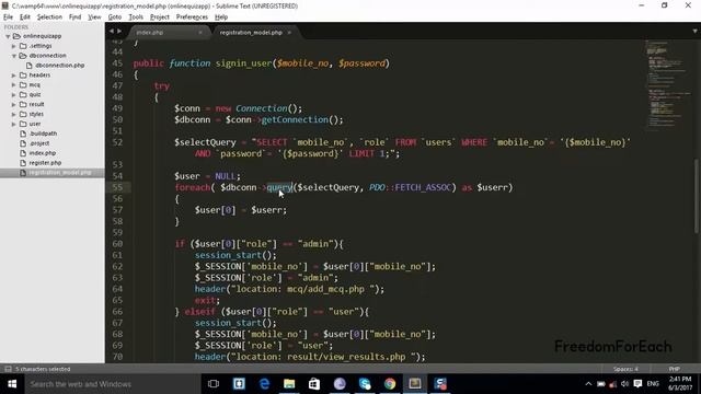 07 - MCQs Quiz PHP - Discussion on login user code смотреть онлайн