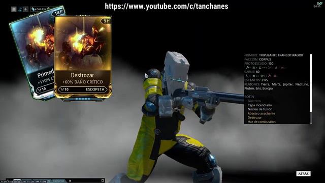 Warframe como conseguir el mod Destrozar (Ravage) y Destrozar Prime. crítico,raro,legendario V смотреть онлайн
