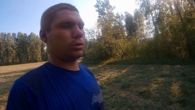 Пополнение в хозяйстве роторная косилка КРН 2.1 . Выехали косить. смотреть онлайн