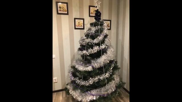 Как нарядить елку в 2020/ Ёлка в фиолетовых тонах/ Украшаем дом к Новому году смотреть онлайн
