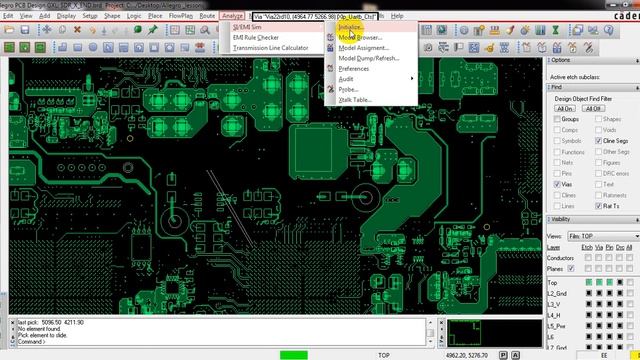 Описание интерфейса Cadence Allegro. Часть 6. Меню Route, Analyze, Manufacture. смотреть онлайн