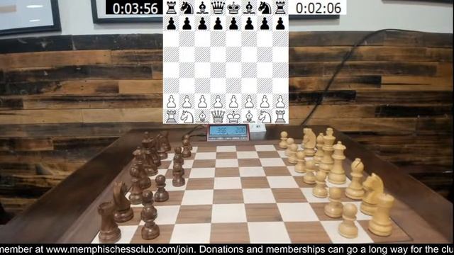 Memphis Chess Club rd 3 g25d5, Deutsch(*1210)v Crawford(1547), Dakotah(1493)v Ella(580) смотреть онлайн
