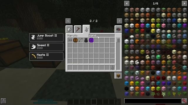 MAKING NARUTO CHARACTER BUILDS?! Minecraft Naruto Mod VS смотреть онлайн