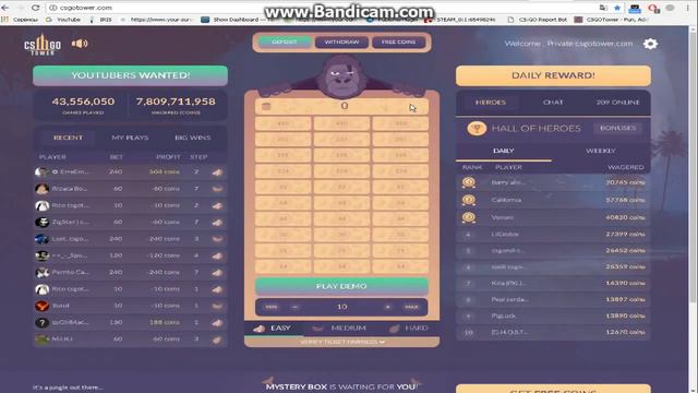 FREE PROMO CODE: JUMPA csgotower.com CS GO SKINS смотреть онлайн