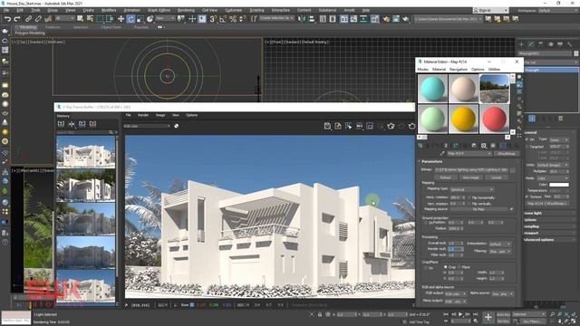 Vray exterior lighting using HDRI & Dome Light in 3ds max - how to apply hdri in 3ds max смотреть онлайн