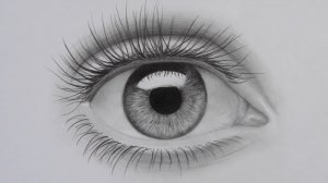 Как нарисовать глаза карандашом - обучающий урок