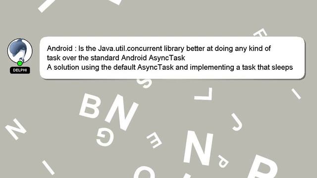 Android : Is the Java.util.concurrent library better at doing any kind of task over the standard An смотреть онлайн
