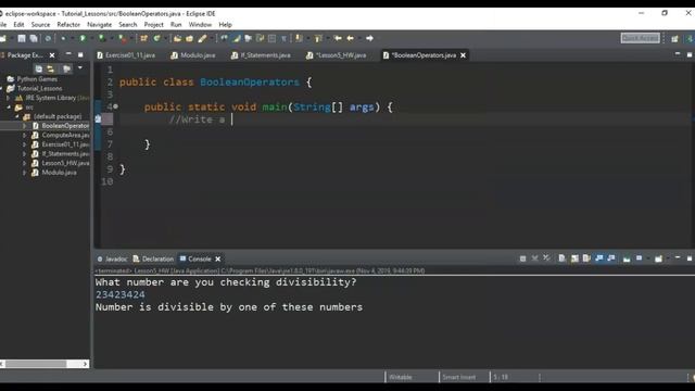 Java Programming Tutorial - Lesson #6 - Boolean Operators - (&&, ||, !) смотреть онлайн
