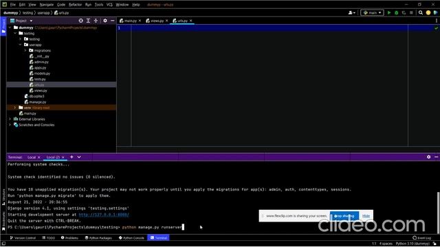 TUTORIAL 3: HOW TO RUN THE SERVER IN DJANGO IS DEMONSTRATED HERE. смотреть онлайн