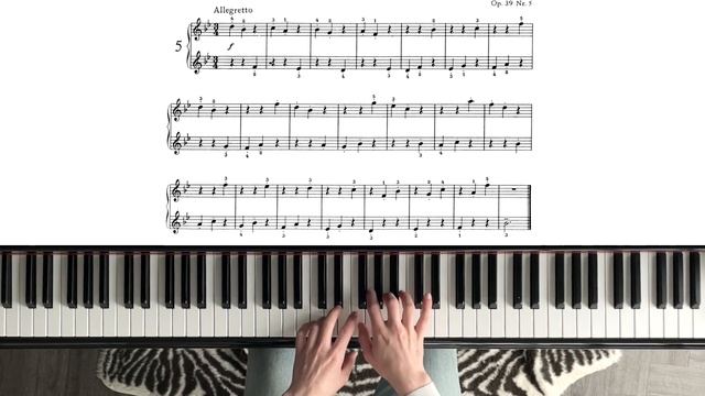 D. Kabalevsky op.39 nr.5 - Playing | Piano Tutorial смотреть онлайн