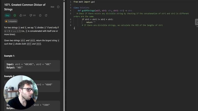 Mastering Recursion in Python with LeetCode's Top 75 | Greatest Common Divisor of Strings | 1071 смотреть онлайн