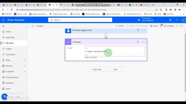 Enter the valid json error in power automate смотреть онлайн