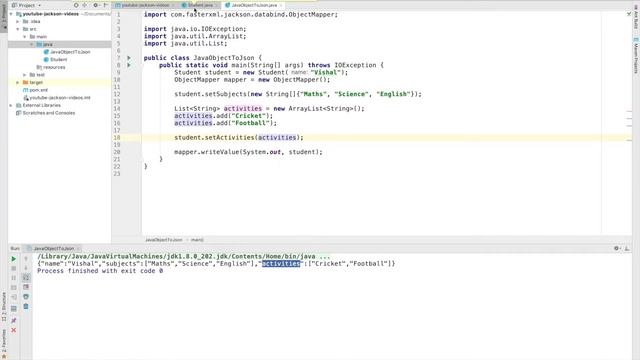 Convert Java Object To Json Using Jackson Library смотреть онлайн