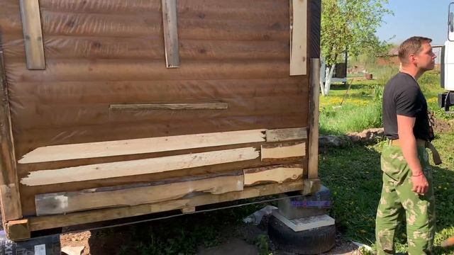Баня под ключ за 25 минут! СУПЕР БЫСТРО! смотреть онлайн