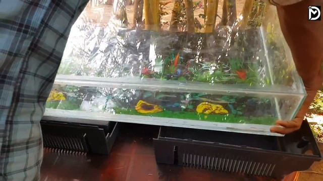 LCD TV AQUARIUM|Old tv convert to aquarium|glass aquarium making|Tv aquarium смотреть онлайн