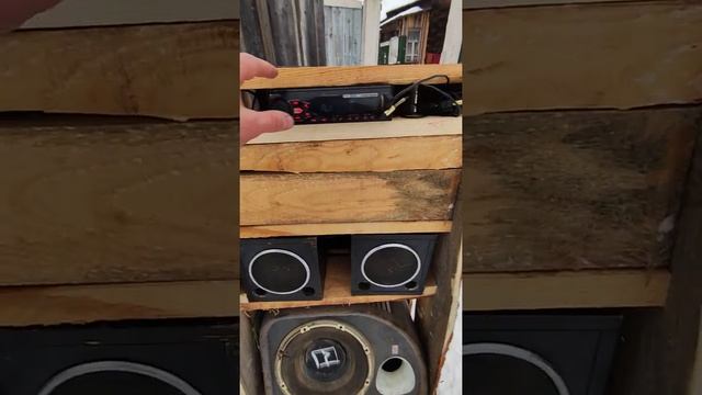 ПОЦЕПИЛ САБ И КОЛОНКИ? 12 вольт от акумулятора смотреть онлайн