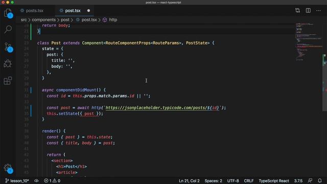 TypeScript + React #10 Типизация асинхронных функций (Typing of Fetch with Async & Await) смотреть онлайн