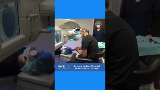 Dr. Moosa Conducted An Actual LASIK Eye Surgery On Jacob смотреть онлайн