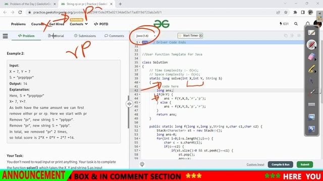 String rp or pr || String || Stack || Google || GFG POTD || JAVA || C++ || Code-Guru || смотреть онлайн