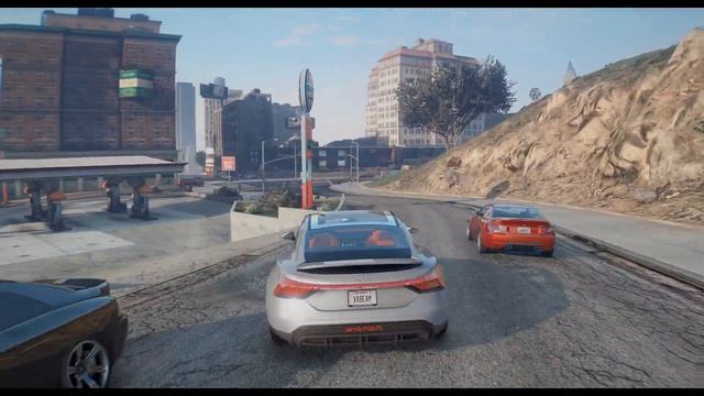 GTA 5 - Audi E-TRON GT Mod (4K 60FPS) смотреть онлайн