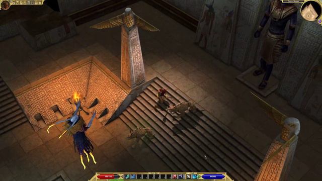 Titan Quest Anniversary - Unedited Act 2 Telkine Boss Fight (Diviner: Spirit + Dream = Pure Mage) смотреть онлайн