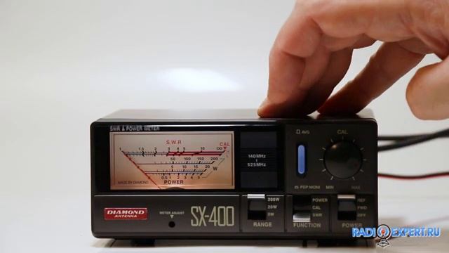 КСВ Ватт метр Diamond SX-400 - распаковка, включение, работа. смотреть онлайн