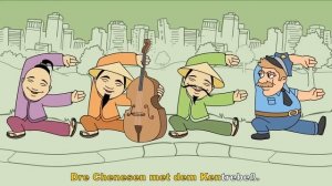 Drei Chinesen mit dem Kontrabass - Kinderlieder zum Mitsingen | Sing Kinderlieder