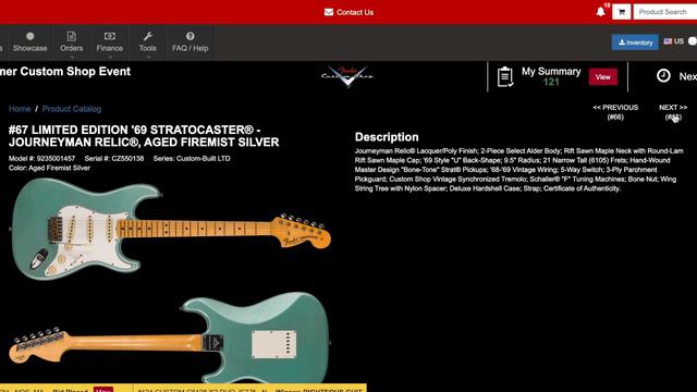 Fender Custom Shop Summer Event Guitar Showcase смотреть онлайн