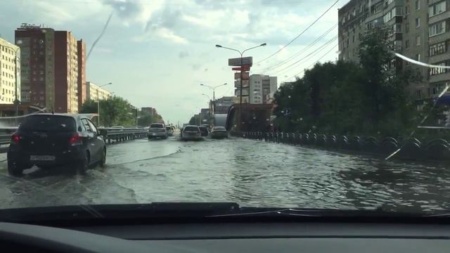 Потоп в Тюмени 17.07.2015 смотреть онлайн