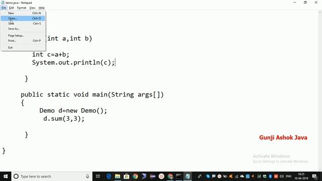 Instance & static method In Java In Telugu By Gunji Ashok смотреть онлайн
