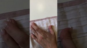 КАК ВОССТАНОВИТЬ  (ОТРЕМОНТИРОВАТЬ) УПУЩЕННУЮ НИТЬ ШТОРНОЙ ЛЕНТЫ?