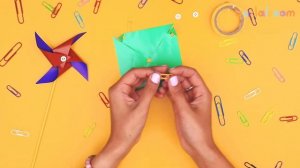 Вертушка из бумаги. Мастер-класс для детей. Поделки из бумаги