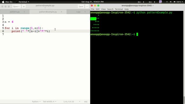 Python Patterns "*" | Python Tutorial 13 | Python Tutorial in Malayalam смотреть онлайн