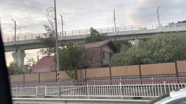 Дорога Адлер Аэропорт Сочи-Хоста, до нашего пансионата/ 3 июня 2021 г. смотреть онлайн